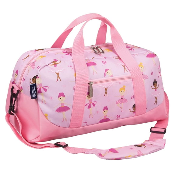 Wildkin Kids Overnighter Duffel Bag, Ballerina Pink