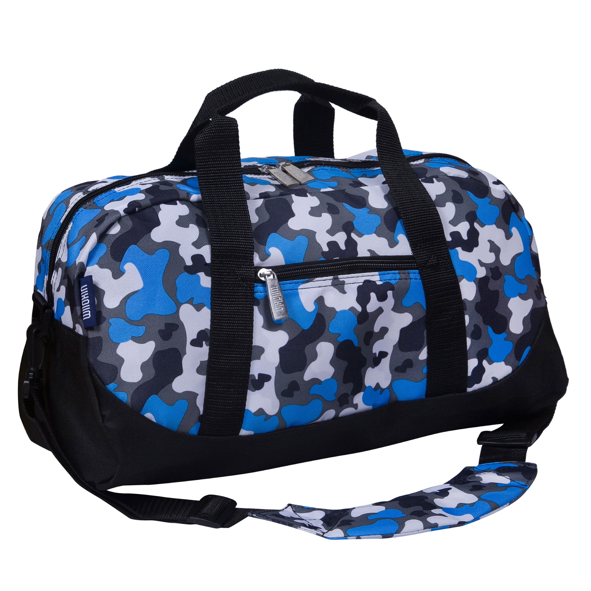 Wildkin Kids Overnighter Duffel Bags , Perfect Sleepovers and Travel,  Carry-On Size (Digital Camo)