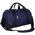 thumbnail image 1 of Wildkin Kids Overnighter Duffel Bag for Boys & Girls, Features Two Carrying Handles and Removable Padded Shoulder Strap, BPA & Phthalate Free (Whale Blue), 1 of 8