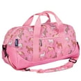 thumbnail image 1 of Wildkin Kids Overnighter Duffel Bag for Boys & Girls, Features Two Carrying Handles and Removable Padded Shoulder Strap, BPA & Phthalate Free (Wild Horses Pink), 1 of 7