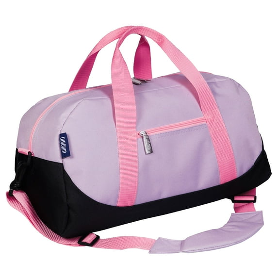Wildkin Kids Overnighter Duffel Bag for Boys & Girls, Features Two Carrying Handles and Removable Padded Shoulder Strap, BPA & Phthalate Free (Lilac)