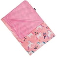 thumbnail image 1 of Wildkin Kids Plush Velour Throw Blanket for Girls and Boys (Magical Unicorns Pink), 1 of 7