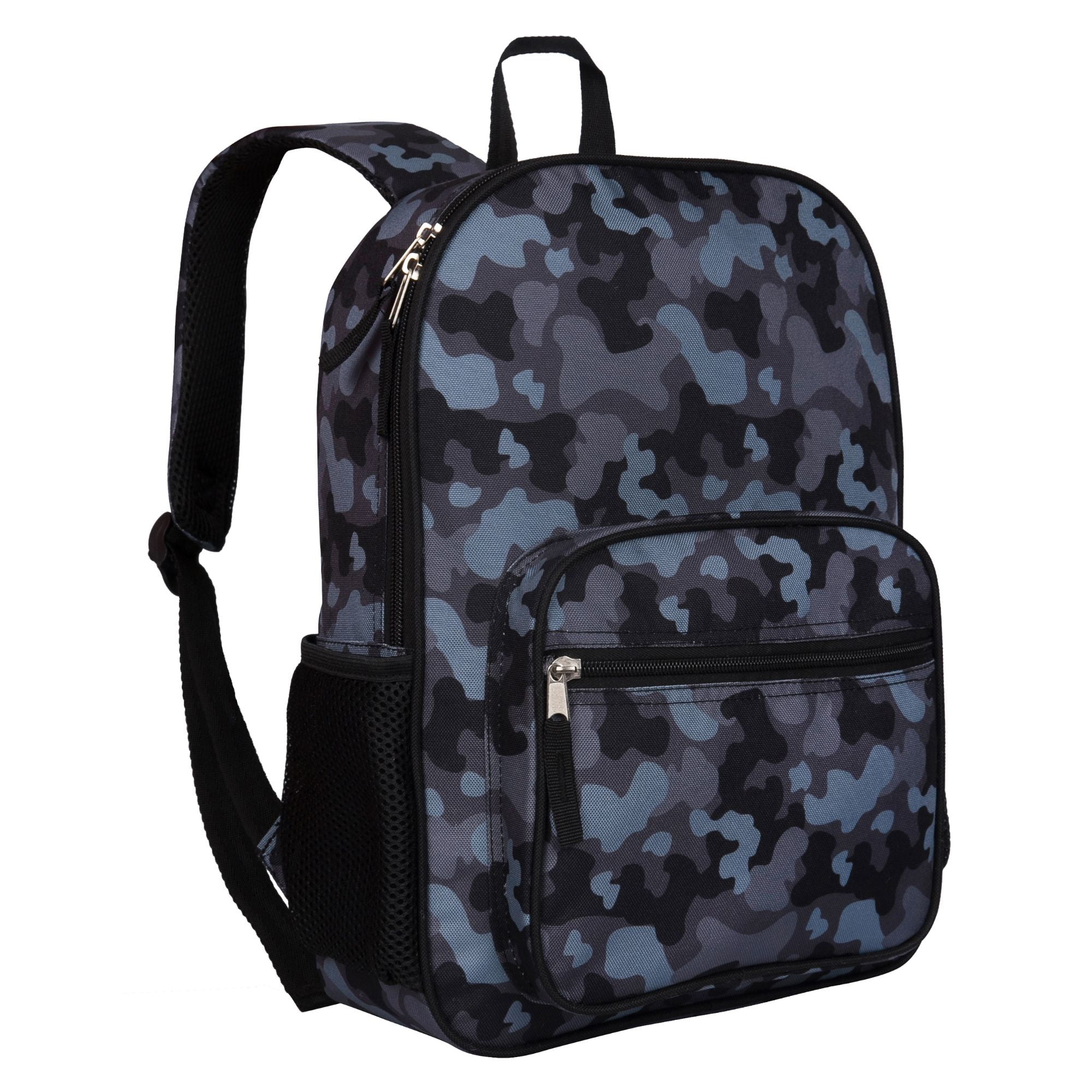 Wildkin Kids Recycled Eco Backpack for Boys and Girls Black Camo Walmart