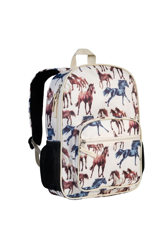 Kids Recycled Eco Backpack for Boys and Girls (Horse Dreams)