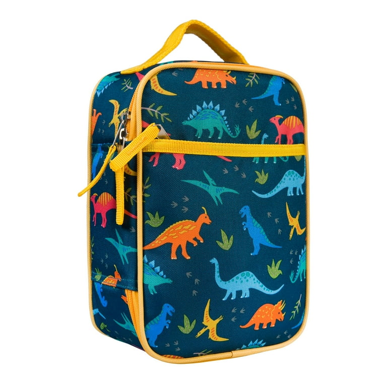 Wildkin Kids Recycled Eco Lunch Bag for Boys and Girls (Jurassic