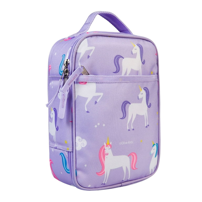 Wildkin Kids Recycled Eco Lunch Bag for Boys and Girls (Unicorn