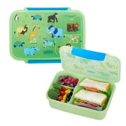 Wildkin Kids Reusable Food Container Bento Box (Wild Animals)