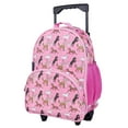 thumbnail image 1 of Wildkin Kids Rolling Luggage for Boys & Girls, Perfect for School & Overnight Travel, Carry-On Size (Horses in Pink), 1 of 7