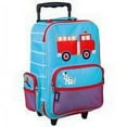 thumbnail image 1 of Wildkin Kids Rolling Suitcase for Boys & Girls, Perfect for School & Overnight Travel, Carry-On Size (Heroes Blue), 1 of 7