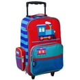 thumbnail image 1 of Wildkin Kids Rolling Suitcase for Boys & Girls, Perfect for School & Overnight Travel, Carry-On Size (Trains, Planes & Trucks Blue), 1 of 7
