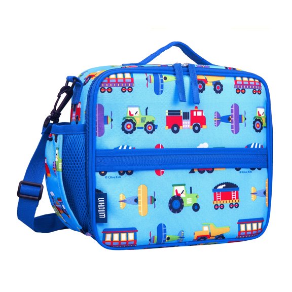 Wildkin Kids Trains, Planes & Trucks Eco Lunch Box
