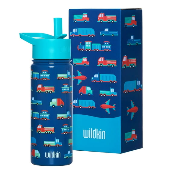Wildkin Kids Transportation 18 oz Steel Bottle