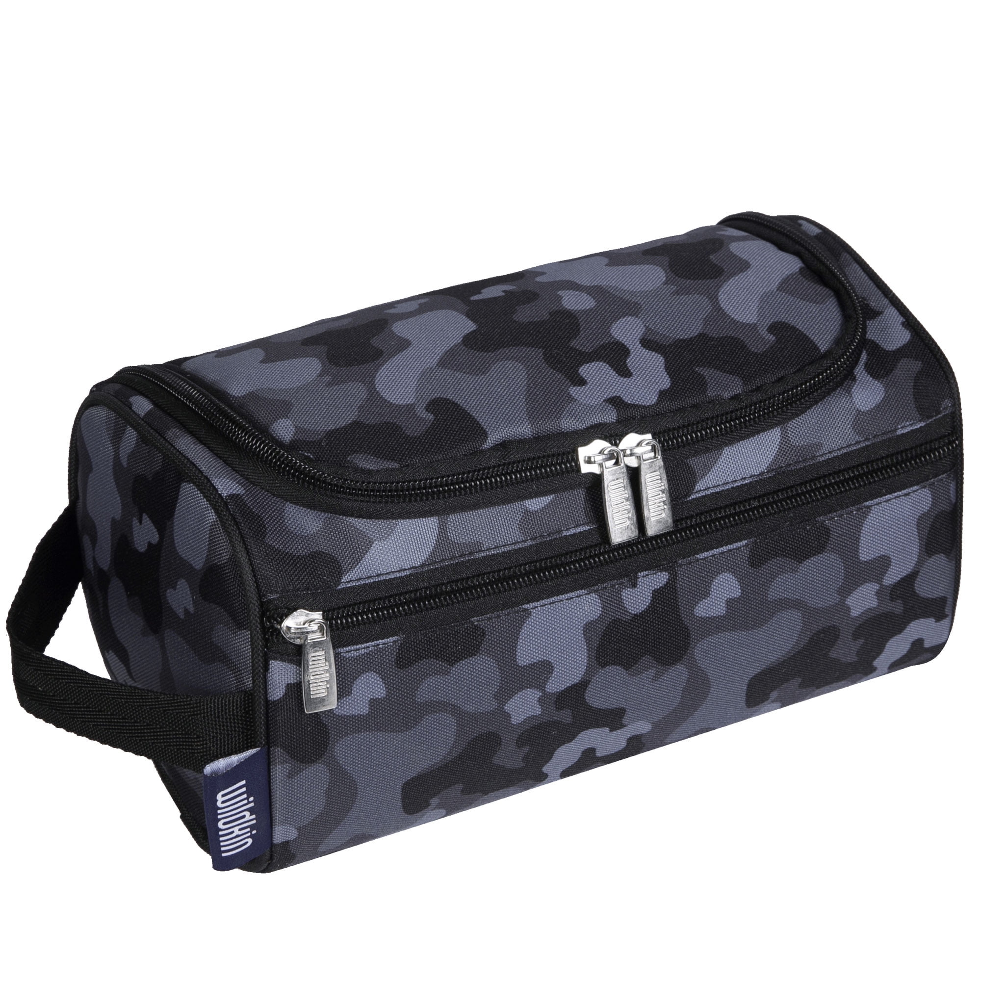 Wildkin Kids Travel Toiletry Bag (Black Camo)