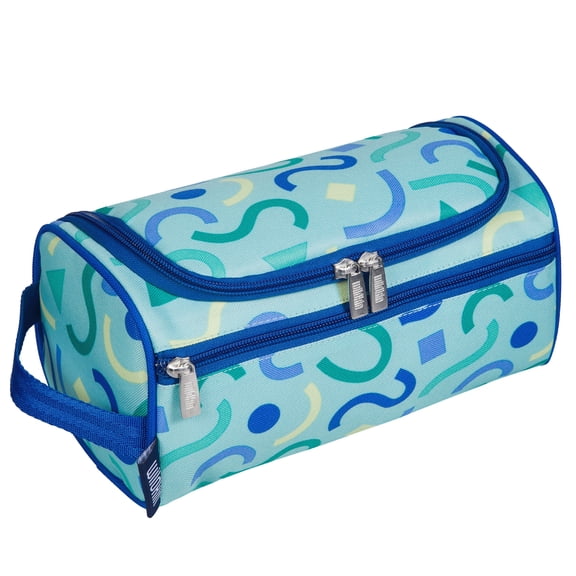 Wildkin Kids Travel Toiletry Bag (Confetti Blue)