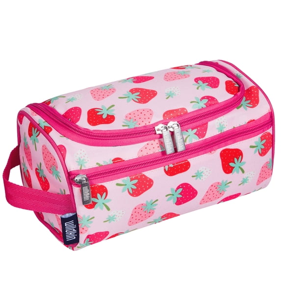 Wildkin Kids Travel Toiletry Bag (Strawberry Patch)