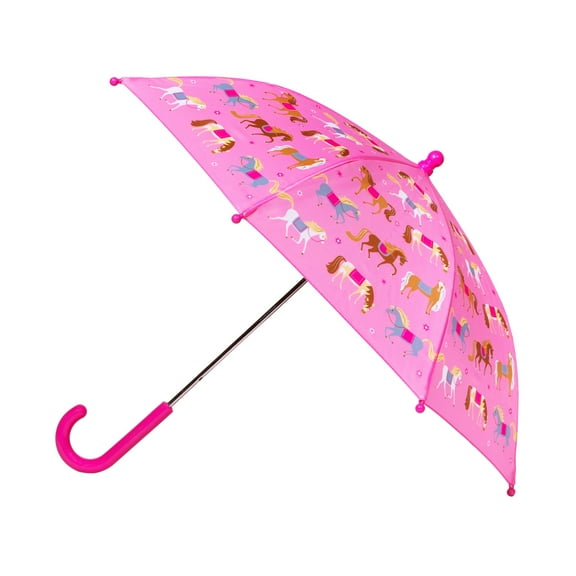 Wildkin Kids Umbrella for Boys and Girls (Horses)