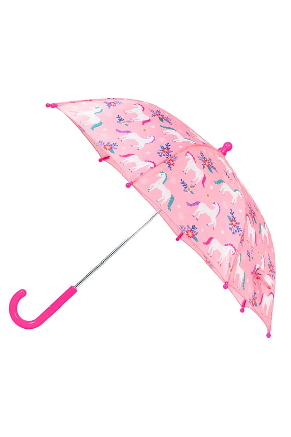 Kids Umbrella for Boys and Girls (Magical Unicorns Pink)