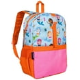 thumbnail image 1 of Wildkin Mermaids Child, Teen Pack-It-All 15 Inch School & Travel Backpack in Blue for Girls, Front strap for attaching Wildkin's Clip-in Lunchbox or other gear, Generously sized exterior front pocket, 1 of 9