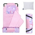 thumbnail image 1 of Wildkin Modern Nap Mat with Elastic Corner Straps for Toddler Boys and Girls, Daycare and Preschool (Unicorn Purple), 1 of 9