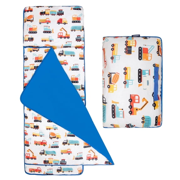 Wildkin Velour Nap Mat for Toddler Boys and Girls (Modern Construction)