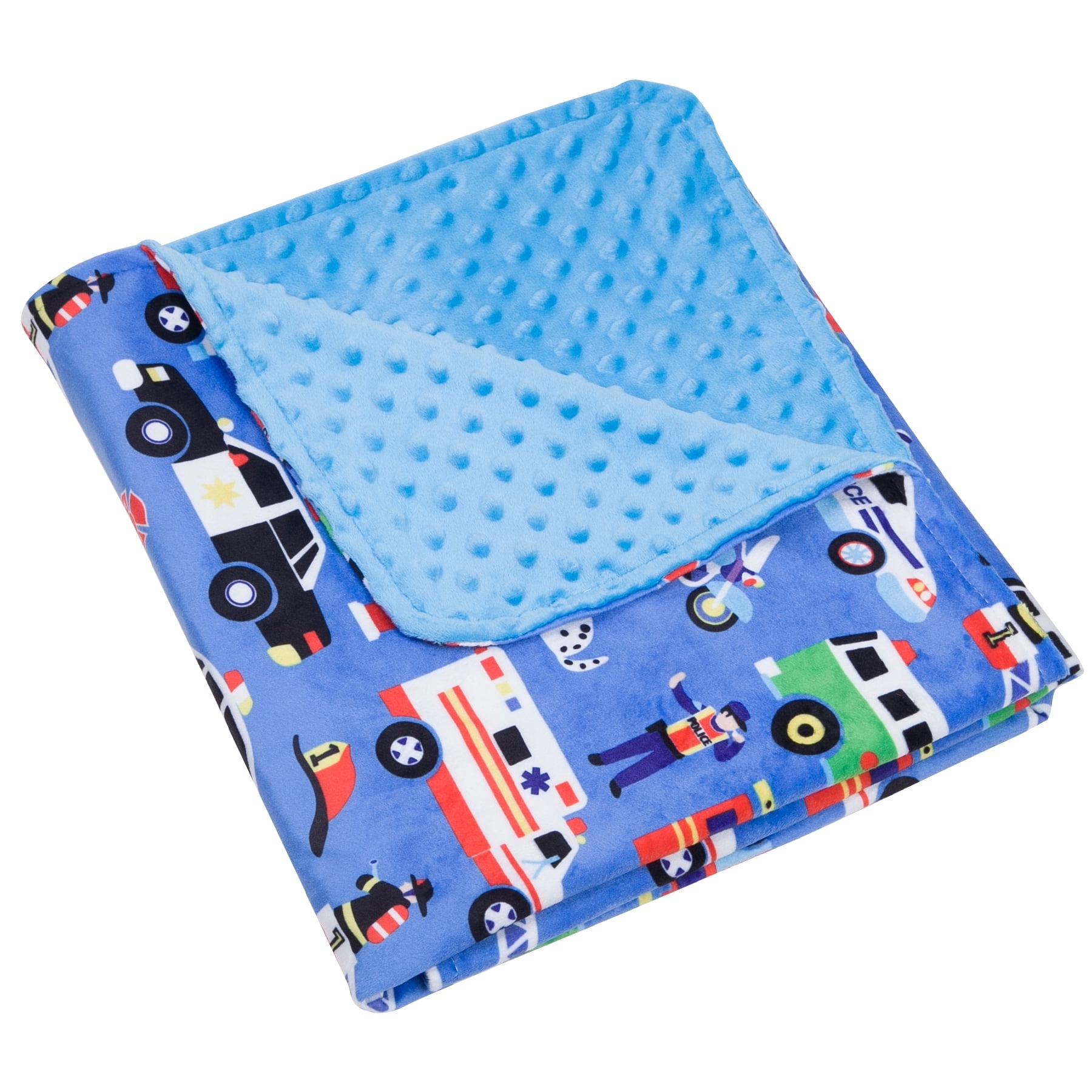 Wildkin Plush Throw Blanket for Toddlers Featuring Heroes, Ultra-Soft Velour, Double Layer Backing, 40x28