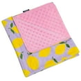 thumbnail image 1 of Wildkin Plush Velour Baby Blanket for Girls and Boys (Lilac Lemonade), 1 of 5