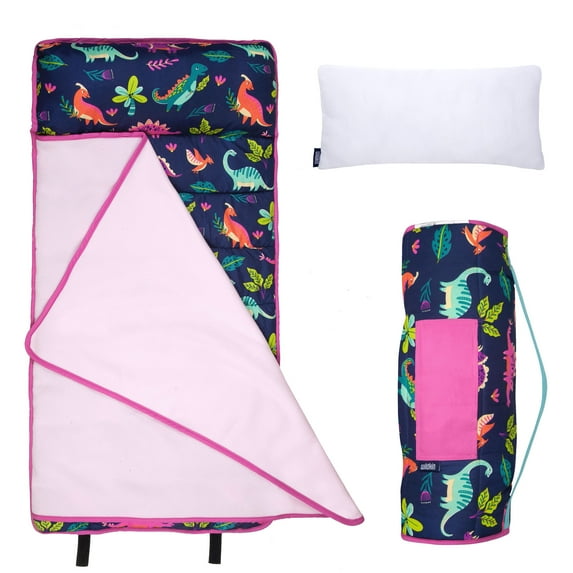 Wildkin Toddler Microfiber Nap Mat for Boys and Girls (Darling Dinosaurs)