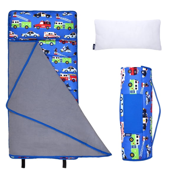Wildkin Toddler Microfiber Nap Mat for Boys and Girls (Heroes)