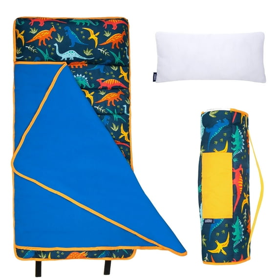 Wildkin Toddler Microfiber Nap Mat for Boys and Girls (Jurassic Dinosaurs)