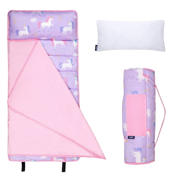 Wildkin Toddler Microfiber Nap Mat for Boys and Girls (Unicorn)