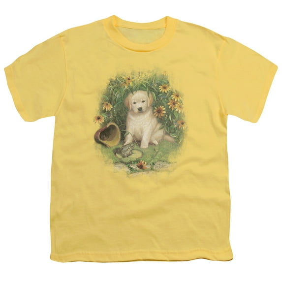 Wildlife A Prince Perhaps Yellow Lab S/S Youth 18/1 T-Shirt Banana