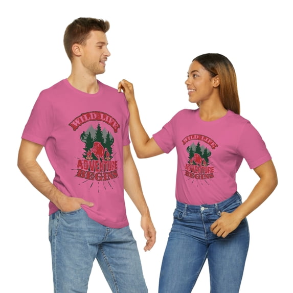 Wildlife Adventure Begins Unisex Jersey Short Sleeve Tee Bella Canva