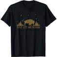 thumbnail image 1 of Wildlife Animal American Bison Roam Countryside Buffalo T-Shirt, 1 of 5