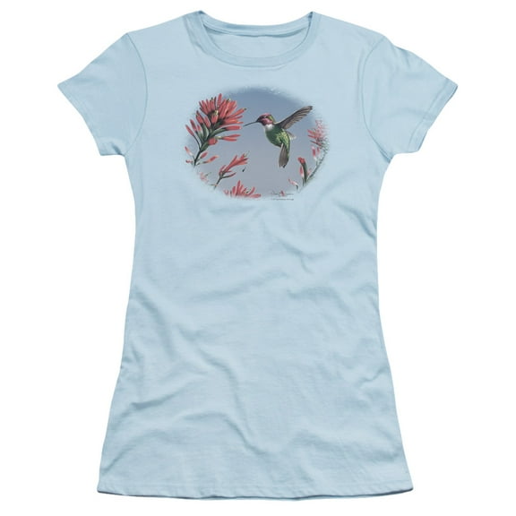 Wildlife Annas Hummingbird S/S Junior Women's T-Shirt Sheer Light Blue