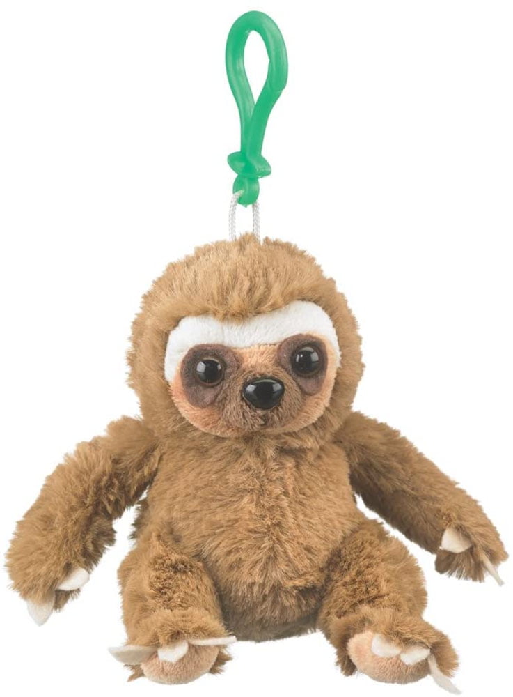 Fluffy sloth keyring best sale