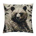 thumbnail image 1 of Wildlife Bear Decorative Covers for Home Couch Sofa Bench Decor, 1 of 5