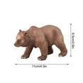 thumbnail image 1 of Wildlife Bear Growth Cycle Model Figurines Set, Realistic Forest Animal Figures Educational Toy for 3+ Years, Hand-Painted Resin Decoration, Bath Play Collectible, 1 of 3