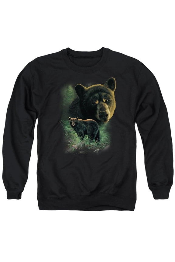 Wildlife - Black Bears - Crewneck Sweatshirt - X-Large