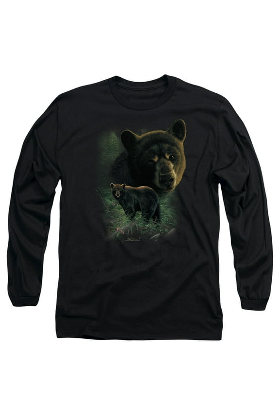 Wildlife - Black Bears - Long Sleeve Shirt - Large