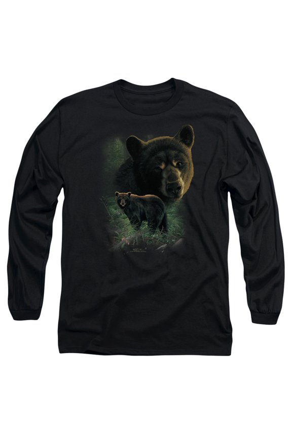 Wildlife - Black Bears - Long Sleeve Shirt - Small