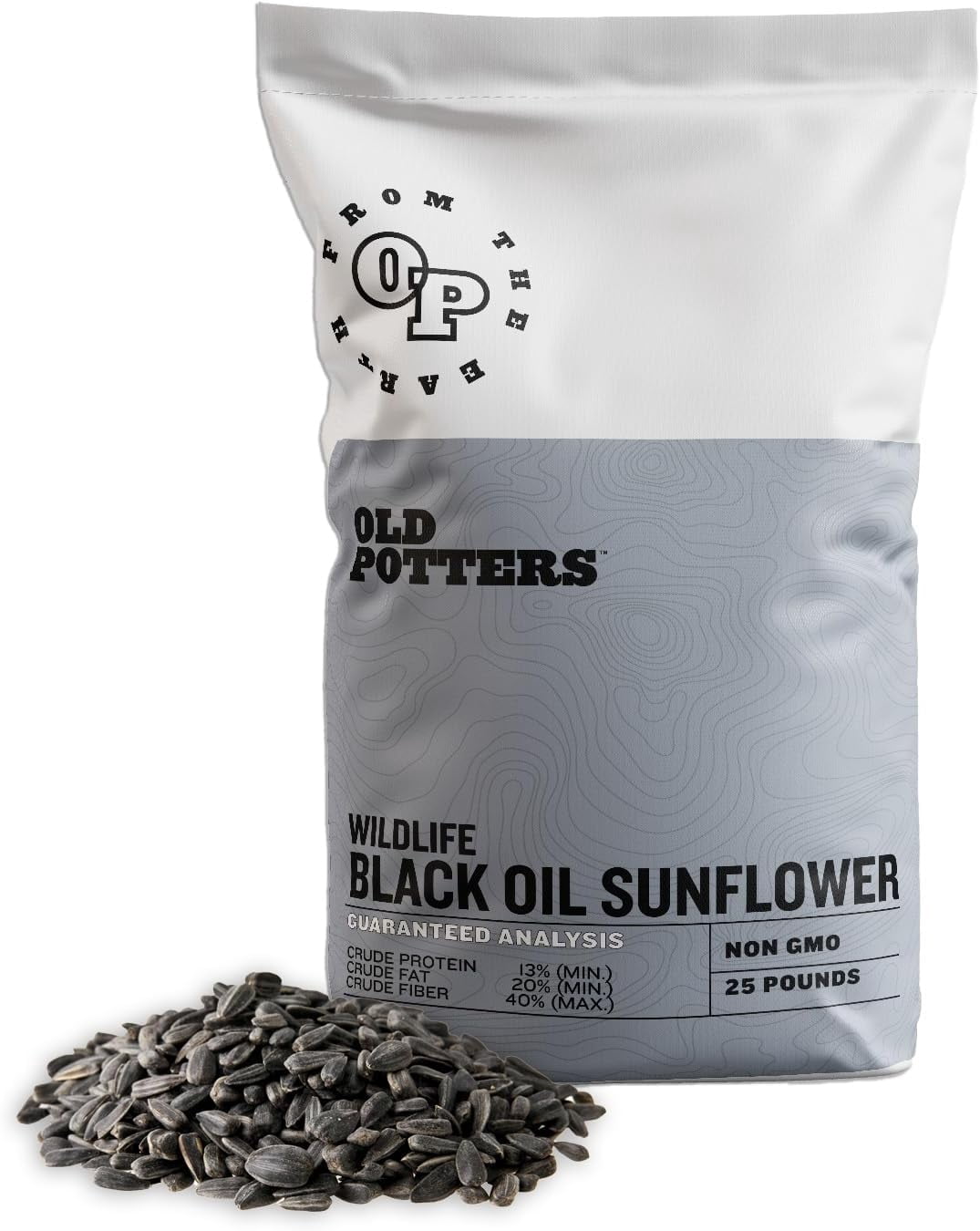 Wildlife Black Oil Sunflower Seeds for Birds and Wildlife, NonGMO