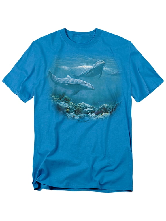 Wildlife T-Shirt Bottlenosed Dolphins Unisex Graphic Tee For Men & Women