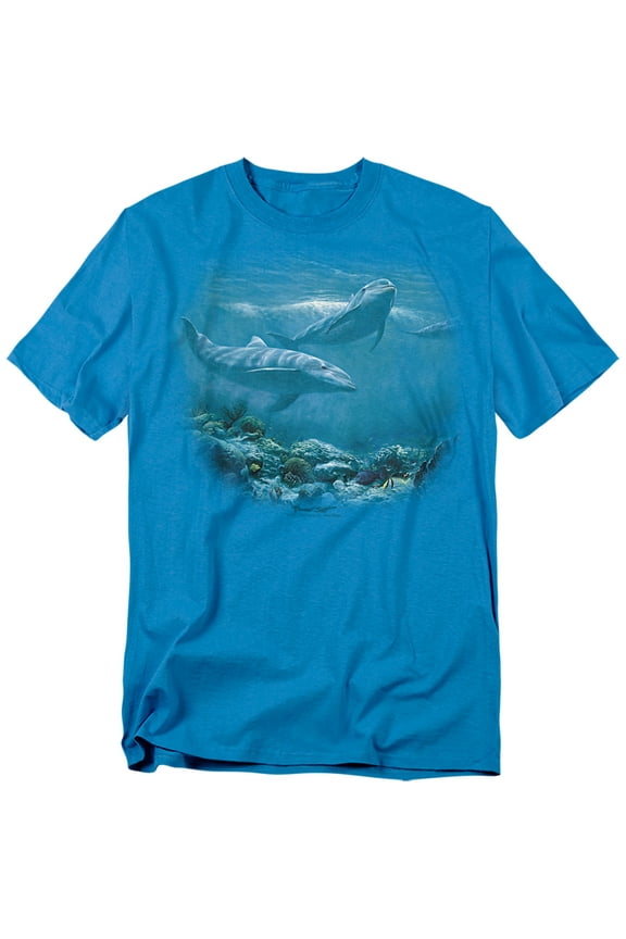 Wildlife T-Shirt Bottlenosed Dolphins Unisex Graphic Tee For Men & Women