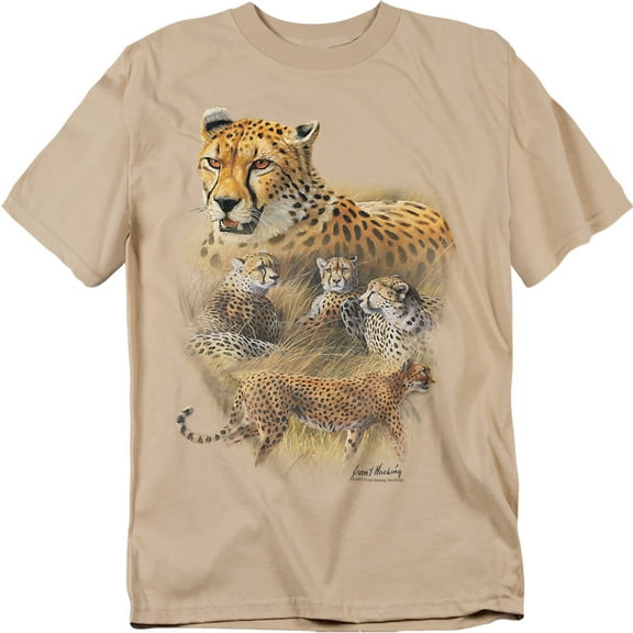 Wildlife T-Shirt Cheetahs Unisex Graphic Tee For Men & Women