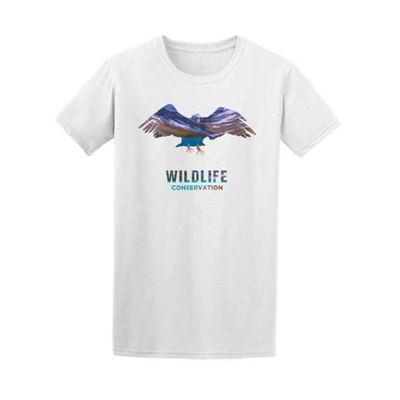 Wildlife Conservation Eagle T-Shirt Men -Image by Shutterstock, Male Large