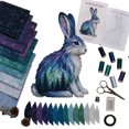 thumbnail image 1 of Wildlife DIY Patchwork Kit, Animal Fabric Sewing Craft Set, Beginner Friendly Quilt Wall Hanging Art Project, Cozy Home Decor Gift, 1 of 7