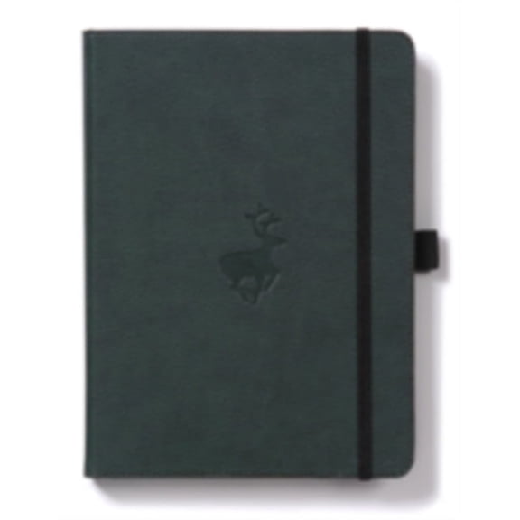Wildlife: Dingbats* Wildlife A4 Green Deer Notebook - Lined (Hardcover)