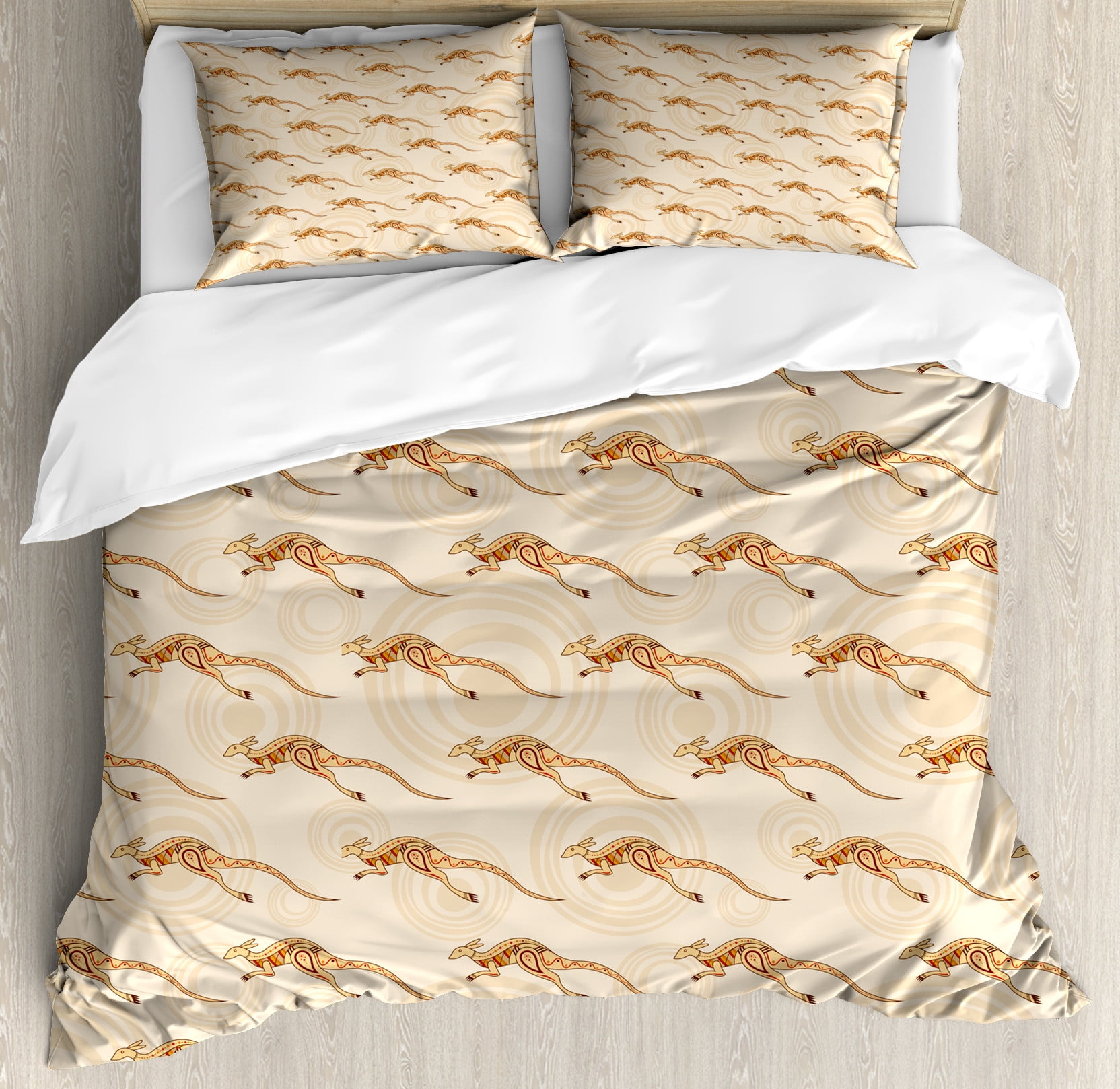 Mammoth Print Pattern Duvet Cover Bedding Set