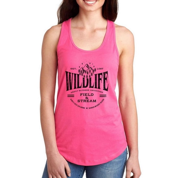 Wildlife Field And Stream Racerback Tank Women -Image by Shutterstock, Female XX-Large