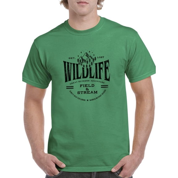 Wildlife Field And Stream T-Shirt Men -Image by Shutterstock, Male Medium